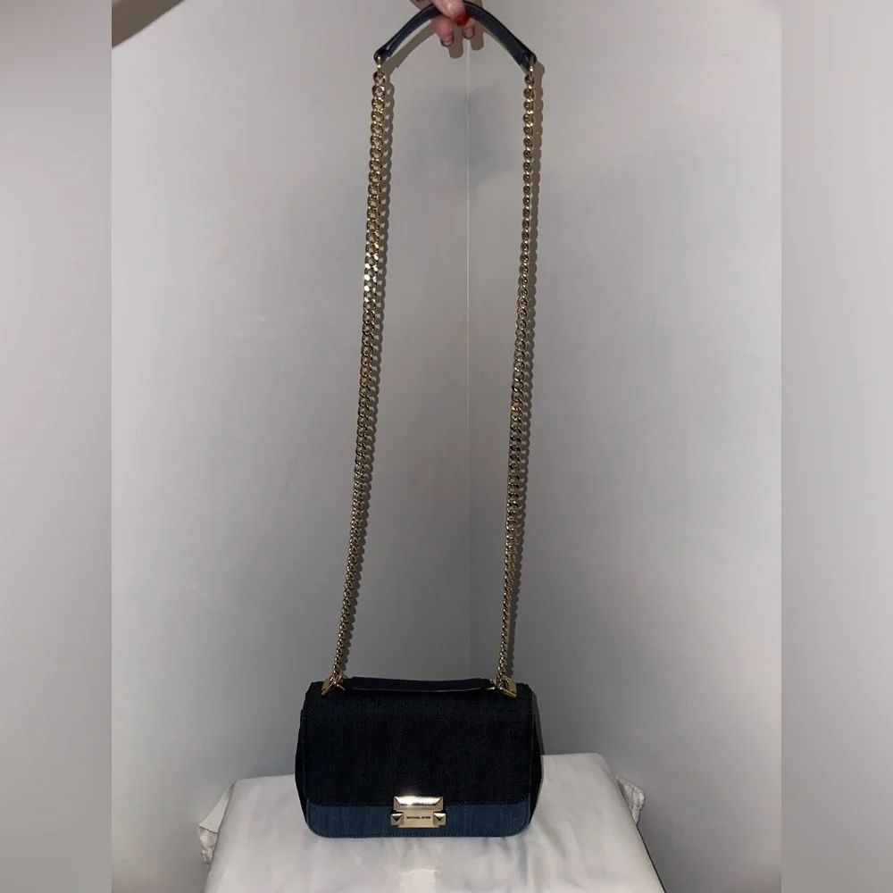 Michael Kors Sloan Small Denim crossbody! - Picture 9 of 9